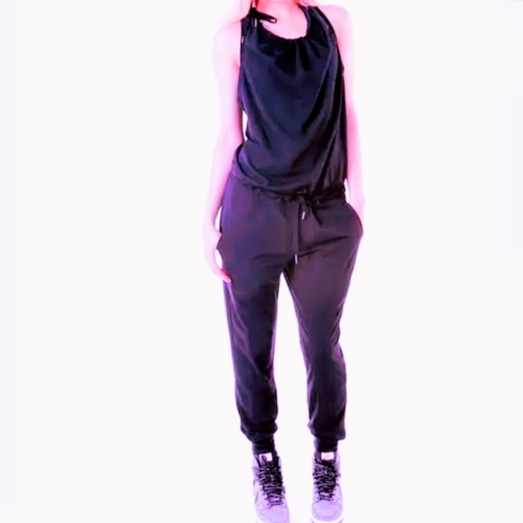 Jo + Jax Unitard Jumpsuit Purple Dance Ballet Warm Up Relaxed Sleeveless - Picture 1 of 9